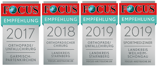 Focus Empfehlungssiegel 2017-2019