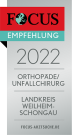 Focus Siegel Zertifikat OFZ Orthopädie