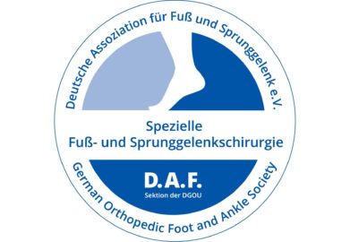 Personenzertifizierung Spezielle Fuß- und Sprunggelenkschirurgie (D.A.F./DGOU)
